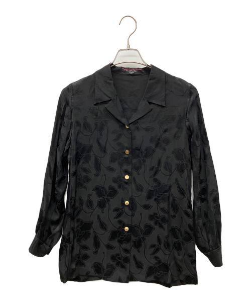LEONARD（レオナール）LEONARD (レオナール) 長袖シャツ ブラック サイズ:9Rの古着・服飾アイテム