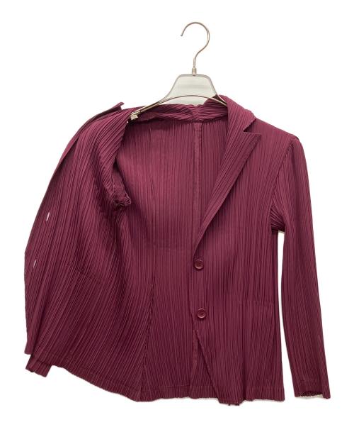 ISSEY MIYAKE FETE（イッセイミヤケフェット）ISSEY MIYAKE FETE (イッセイミヤケフェット) ジャケット パープル サイズ:2の古着・服飾アイテム