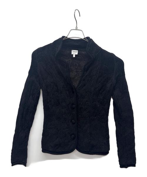 ARMANI COLLEZIONI（アルマーニ コレツィオーニ）ARMANI COLLEZIONI (アルマーニ コレツィオーニ) ジャケット ブラック サイズ:40の古着・服飾アイテム