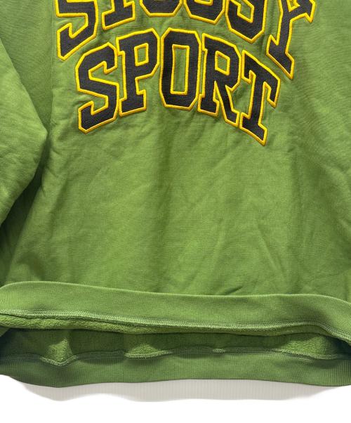 stussy（ステューシー）stussy (ステューシー) スウェット グリーン サイズ:XLの古着・服飾アイテム