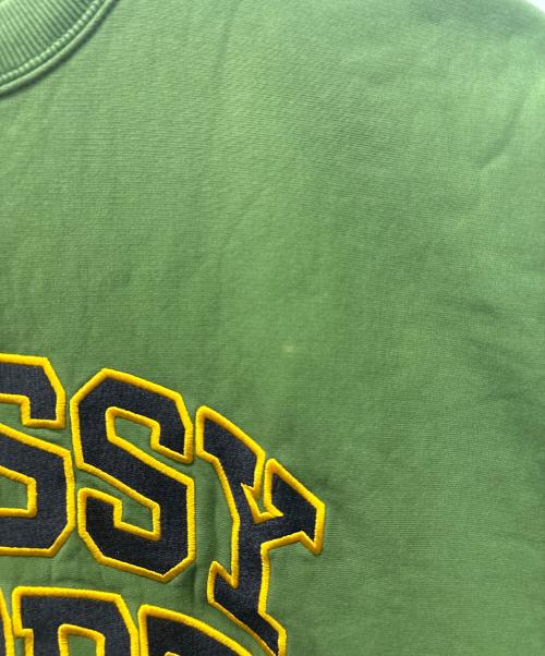 stussy（ステューシー）stussy (ステューシー) スウェット グリーン サイズ:XLの古着・服飾アイテム