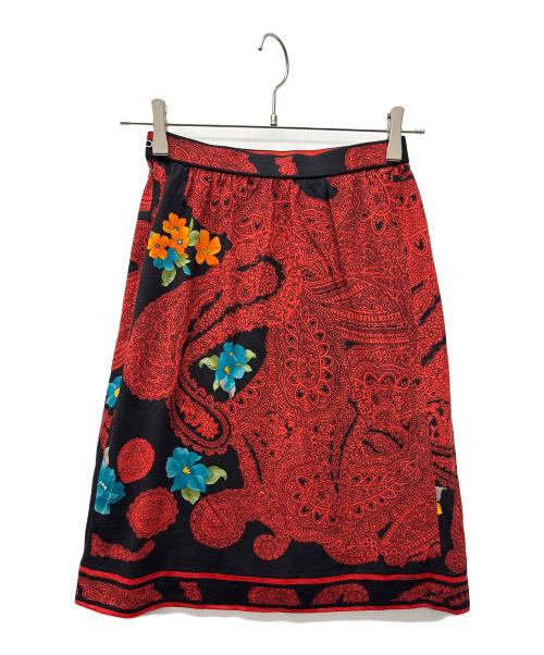 LEONARD（レオナール）LEONARD (レオナール) セットアップ レッド サイズ:Mの古着・服飾アイテム