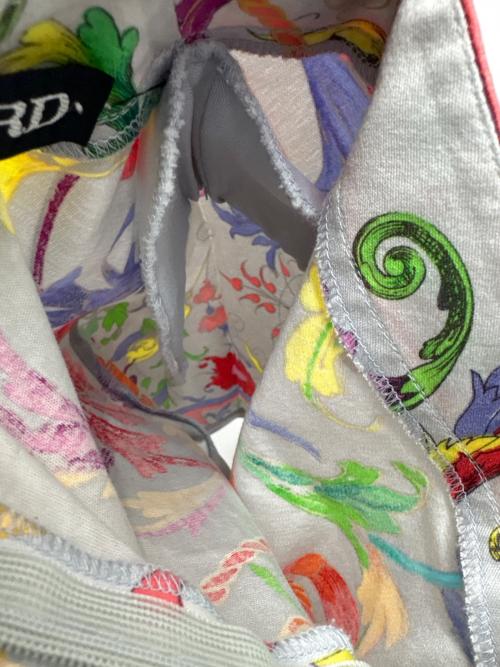 LEONARD（レオナール）LEONARD (レオナール) 半袖カットソー グレーマルチ サイズ:Mの古着・服飾アイテム