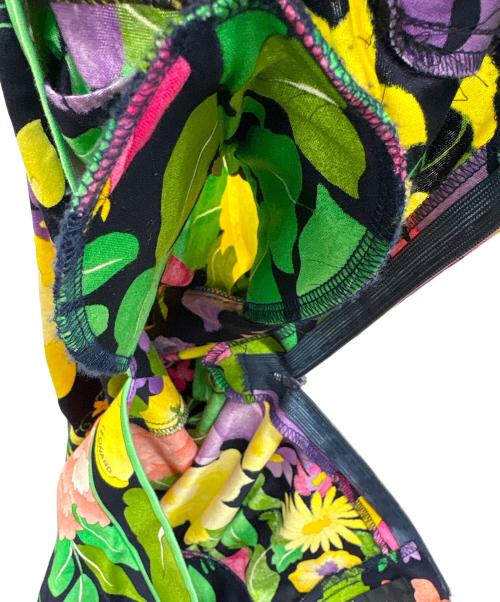 LEONARD（レオナール）LEONARD (レオナール) 半袖カットソー ブラックマルチ サイズ:Mの古着・服飾アイテム