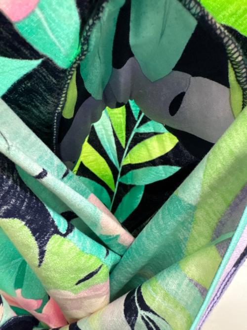 LEONARD（レオナール）LEONARD (レオナール) 半袖カットソー グリーン×ネイビー サイズ:Mの古着・服飾アイテム