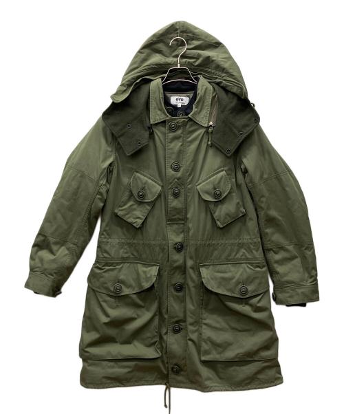 eYe COMME des GARCONS JUNYAWATANABE MAN（アイ コム デ ギャルソン ジュンヤ ワタナベ マン）eYe COMME des GARCONS JUNYAWATANABE MAN (アイ コム デ ギャルソン ジュンヤ ワタナベ マン) モッズコート オリーブ サイズ:M　　　　　　　　の古着・服飾アイテム