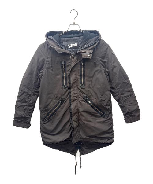 Schott（ショット）Schott (ショット) モッズコート ブラック サイズ:Ｍの古着・服飾アイテム