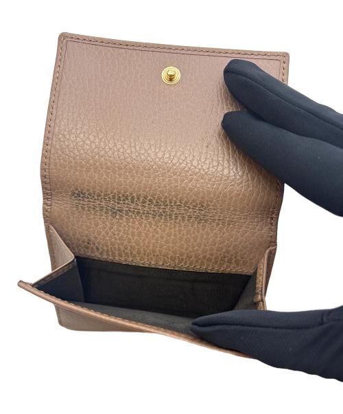 GUCCI（グッチ）GUCCI (グッチ) 3つ折り財布 ベージュの古着・服飾アイテム