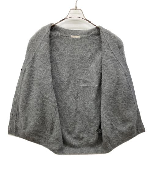 Aveniretoile（アベニールエトワール）Aveniretoile (アベニールエトワール) 厚手カーディガン グレー サイズ:36の古着・服飾アイテム