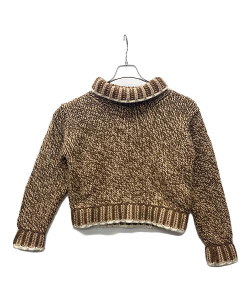 MONCLER（モンクレール）MONCLER (モンクレール) 厚手ニット ブラウン サイズ:XSの古着・服飾アイテム