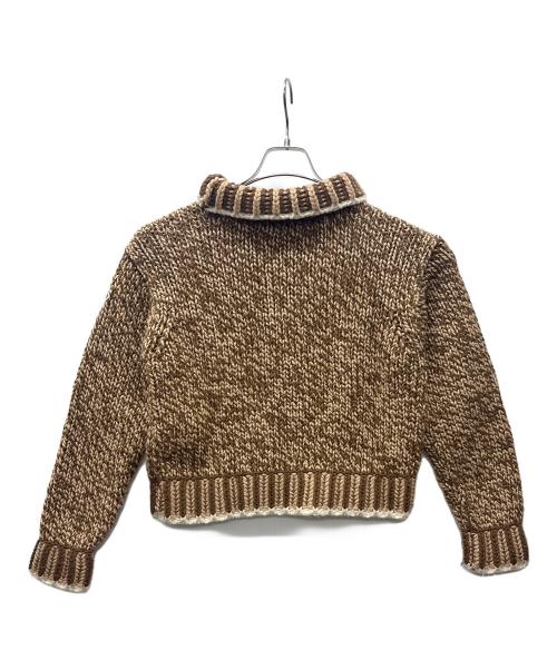 MONCLER（モンクレール）MONCLER (モンクレール) 厚手ニット ブラウン サイズ:XSの古着・服飾アイテム