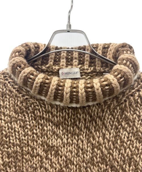 MONCLER（モンクレール）MONCLER (モンクレール) 厚手ニット ブラウン サイズ:XSの古着・服飾アイテム