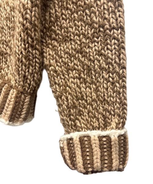 MONCLER（モンクレール）MONCLER (モンクレール) 厚手ニット ブラウン サイズ:XSの古着・服飾アイテム