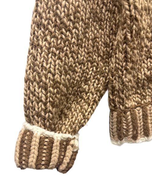 MONCLER（モンクレール）MONCLER (モンクレール) 厚手ニット ブラウン サイズ:XSの古着・服飾アイテム