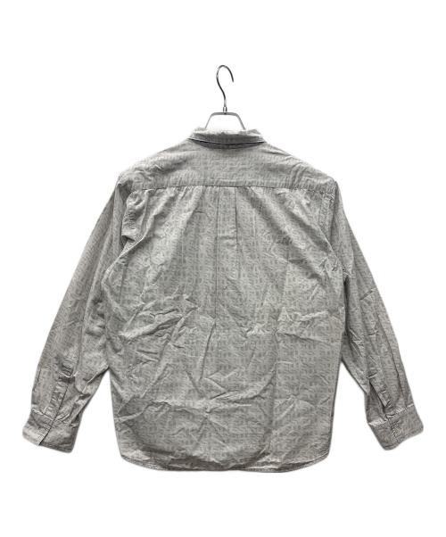 stussy（ステューシー）stussy (ステューシー) 長袖シャツ ライトグレー サイズ:Lの古着・服飾アイテム