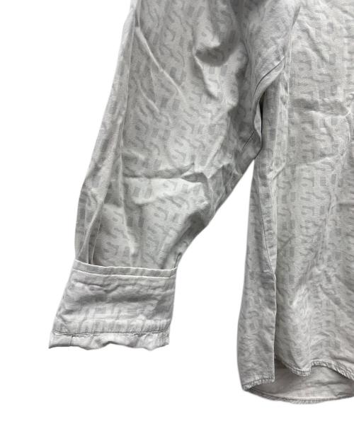 stussy（ステューシー）stussy (ステューシー) 長袖シャツ ライトグレー サイズ:Lの古着・服飾アイテム