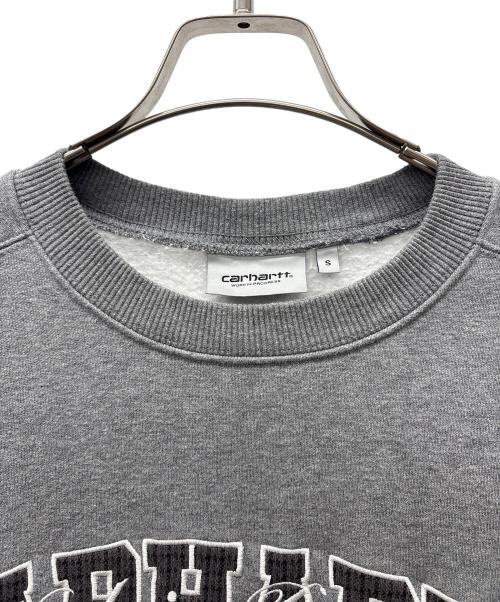 Carhartt WIP（カーハート ワーク イン プログレス）CARHARTT WIP (カーハート ワーク イン プログレス) クルーネックスウェット グレー サイズ:Ｓの古着・服飾アイテム