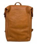 土屋鞄ツチヤカバン）の古着「オイルヌメソフトミディアムバックパック」｜ライトブラウン