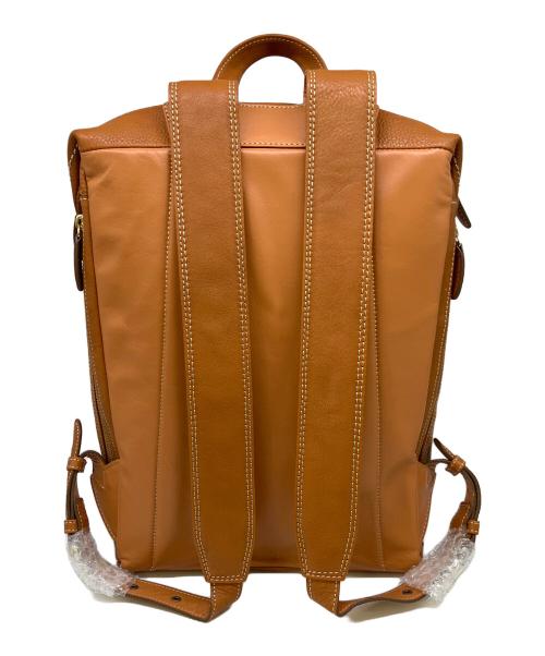 土屋鞄（ツチヤカバン）土屋鞄 (ツチヤカバン) オイルヌメソフトミディアムバックパック ライトブラウンの古着・服飾アイテム