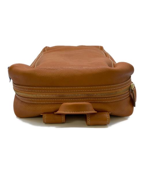 土屋鞄（ツチヤカバン）土屋鞄 (ツチヤカバン) オイルヌメソフトミディアムバックパック ライトブラウンの古着・服飾アイテム