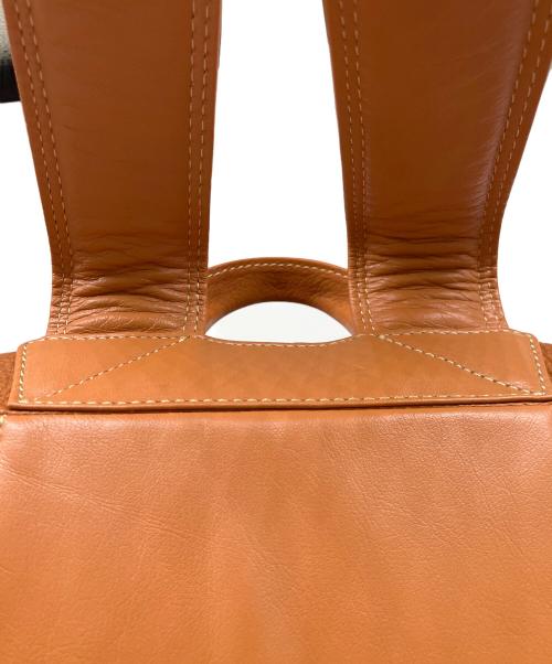 土屋鞄（ツチヤカバン）土屋鞄 (ツチヤカバン) オイルヌメソフトミディアムバックパック ライトブラウンの古着・服飾アイテム