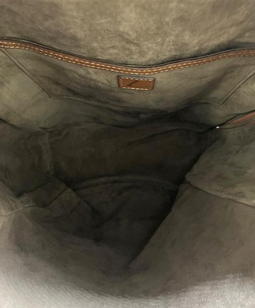 土屋鞄（ツチヤカバン）土屋鞄 (ツチヤカバン) オイルヌメソフトミディアムバックパック ライトブラウンの古着・服飾アイテム