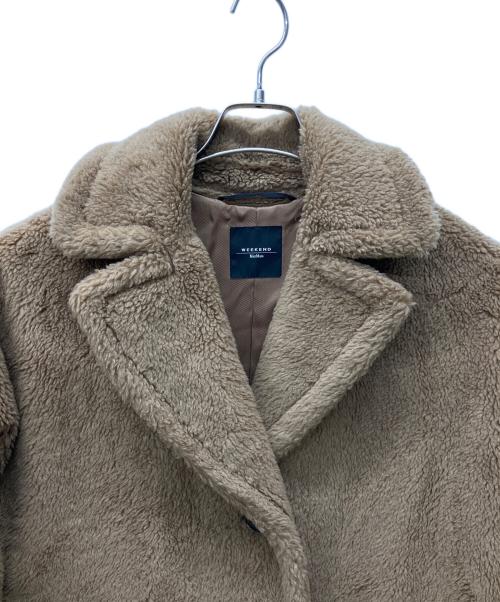 Max Mara WEEK END LINE（マックスマーラ ウイークエンドライン）Max Mara WEEK END LINE (マックスマーラ ウイークエンドライン) テディベアコート ブラウン サイズ:SIZE　36の古着・服飾アイテム