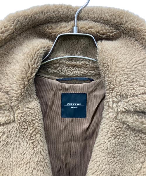 Max Mara WEEK END LINE（マックスマーラ ウイークエンドライン）Max Mara WEEK END LINE (マックスマーラ ウイークエンドライン) テディベアコート ブラウン サイズ:SIZE　36の古着・服飾アイテム