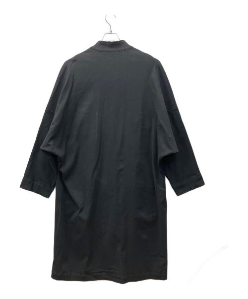 Yohji Yamamoto pour homme（ヨウジヤマモト プールオム）Yohji Yamamoto pour homme (ヨウジヤマモト プールオム) スリーブデザイン スタンドカラー ロングコート ブラック サイズ:XSの古着・服飾アイテム