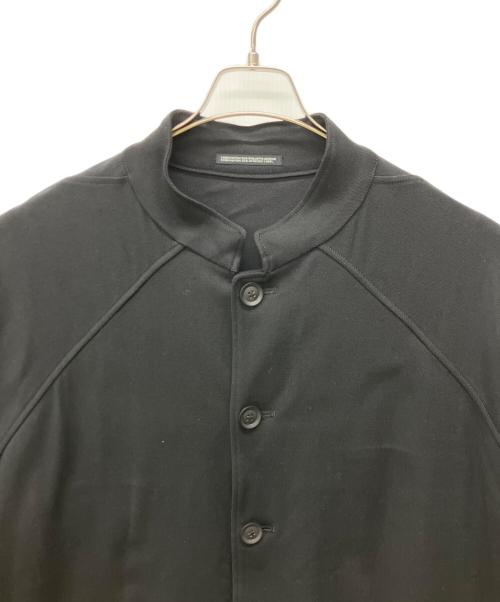 Yohji Yamamoto pour homme（ヨウジヤマモト プールオム）Yohji Yamamoto pour homme (ヨウジヤマモト プールオム) スリーブデザイン スタンドカラー ロングコート ブラック サイズ:XSの古着・服飾アイテム