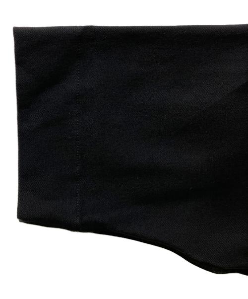 Yohji Yamamoto pour homme（ヨウジヤマモト プールオム）Yohji Yamamoto pour homme (ヨウジヤマモト プールオム) スリーブデザイン スタンドカラー ロングコート ブラック サイズ:XSの古着・服飾アイテム