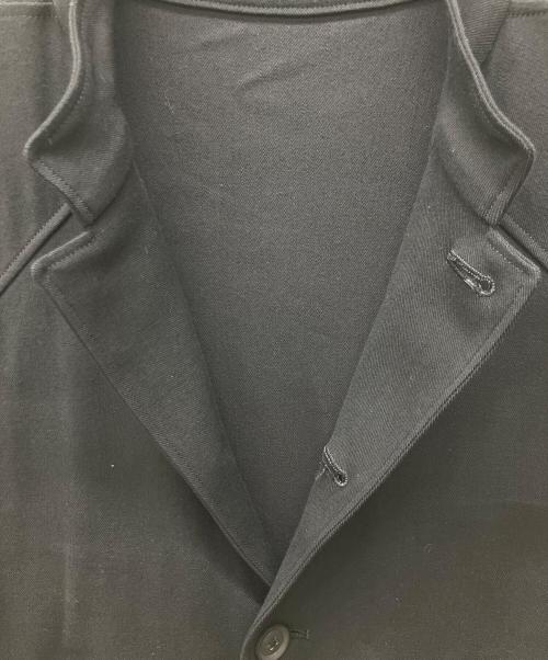 Yohji Yamamoto pour homme（ヨウジヤマモト プールオム）Yohji Yamamoto pour homme (ヨウジヤマモト プールオム) スリーブデザイン スタンドカラー ロングコート ブラック サイズ:XSの古着・服飾アイテム