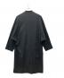 Yohji Yamamoto pour homme (ヨウジヤマモト プールオム) スリーブデザイン スタンドカラー ロングコート ブラック サイズ:XS：30000円