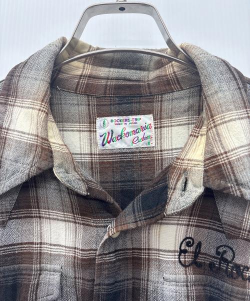 WACKO MARIA（ワコマリア）WACKO MARIA (ワコマリア) 長袖シャツ ブラウン サイズ:Sの古着・服飾アイテム