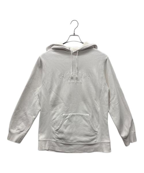 SUPREME（シュプリーム）Supreme (シュプリーム) プルオーバーパーカー ホワイト サイズ:Largeの古着・服飾アイテム