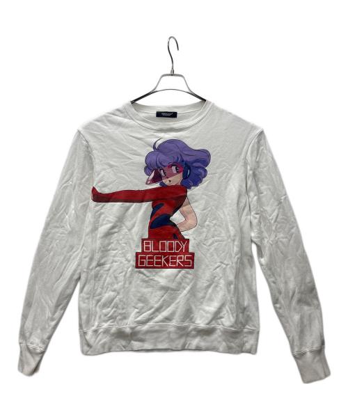 UNDERCOVER（アンダーカバー）UNDERCOVER (アンダーカバー) スウェット ホワイト サイズ:2の古着・服飾アイテム