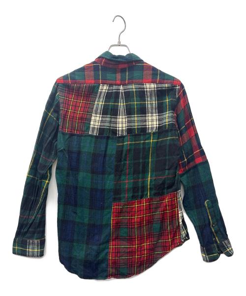 RALPH LAUREN（ラルフローレン）RALPH LAUREN (ラルフローレン) PALACE (パレス) ボタンダウンシャツ レッド×グリーン サイズ:Sの古着・服飾アイテム