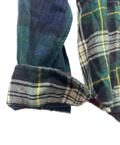 RALPH LAUREN（ラルフローレン）RALPH LAUREN (ラルフローレン) PALACE (パレス) ボタンダウンシャツ レッド×グリーン サイズ:Sの古着・服飾アイテム