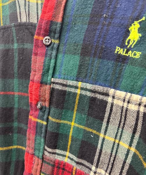 RALPH LAUREN（ラルフローレン）RALPH LAUREN (ラルフローレン) PALACE (パレス) ボタンダウンシャツ レッド×グリーン サイズ:Sの古着・服飾アイテム