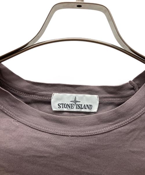STONE ISLAND（ストーンアイランド）STONE ISLAND (ストーンアイランド) 長袖Tシャツ パープル サイズ:表記なしの古着・服飾アイテム