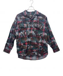 PALACE×BEAMS +（パレス×ビームスプラス）の古着「長袖シャツ」｜レッド×グリーン