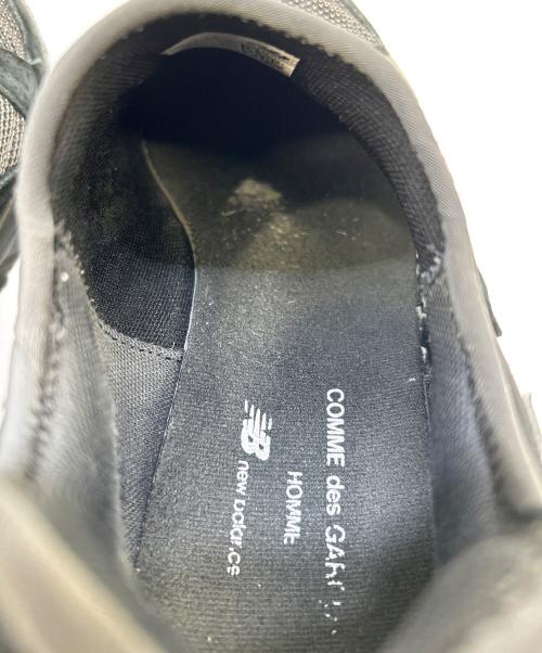 NEW BALANCE（ニューバランス）NEW BALANCE (ニューバランス) COMME des GARCONS (コムデギャルソン) スニーカー ブラック サイズ:27の古着・服飾アイテム
