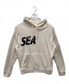 PUMA×WIND AND SEAプーマ×ウィンダンシー）の古着「パーカー」｜ベージュ