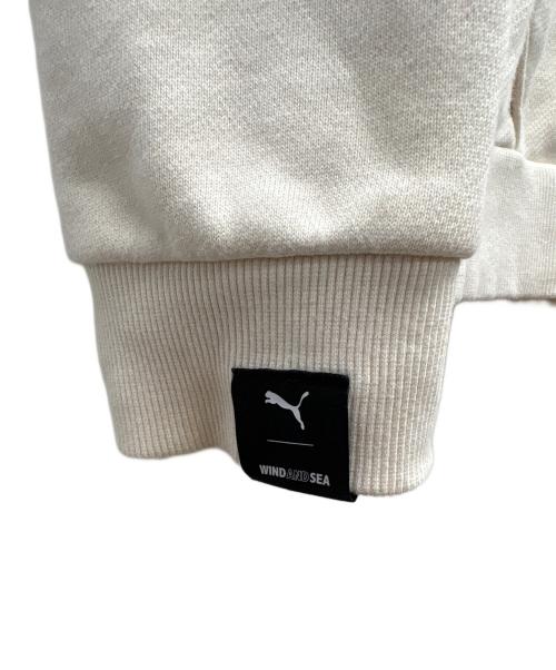 PUMA（プーマ）PUMA (プーマ) WIND AND SEA (ウィンダンシー) パーカー ベージュ サイズ:Ｌの古着・服飾アイテム