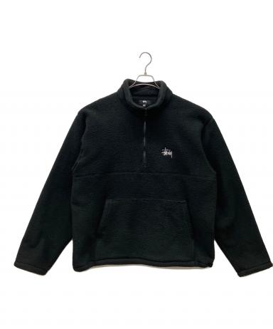 中古・古着通販】stussy (ステューシー) フリースジャケット ブラック