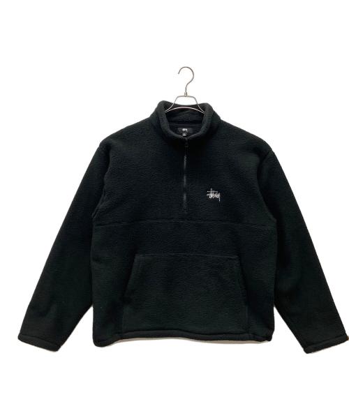 stussy（ステューシー）stussy (ステューシー) フリースジャケット ブラック サイズ:XLの古着・服飾アイテム