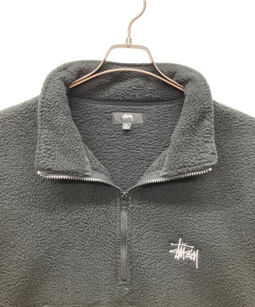 stussy（ステューシー）stussy (ステューシー) フリースジャケット ブラック サイズ:XLの古着・服飾アイテム