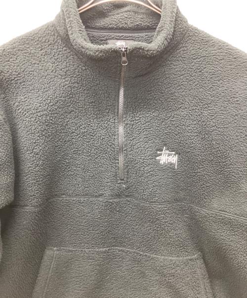 stussy（ステューシー）stussy (ステューシー) フリースジャケット ブラック サイズ:XLの古着・服飾アイテム