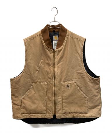 中古・古着通販】CarHartt (カーハート) ダックベスト ブラウン サイズ