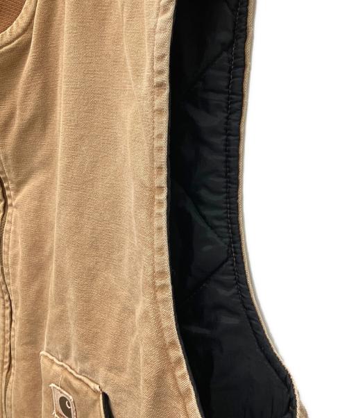 CarHartt（カーハート）CarHartt (カーハート) ダックベスト ブラウン サイズ:2XLの古着・服飾アイテム